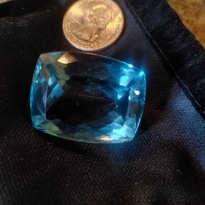 Large swiss topaz loose gemstone